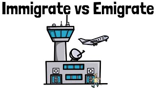 Immigrate vs Emigrate  English Speaking Practice [upl. by Yenmor]