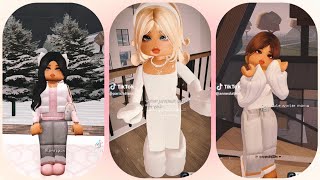 Aesthetic Winter amp Christmas Outfit Codes for Berry Avenue and Bloxburg  Roblox Tiktok Compilation [upl. by Lemyt477]