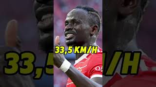 😱mané vitesse 335km par heure football mané [upl. by Ynogoham883]