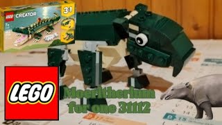 Lego Creator Alternative Build Moeritherium🐘🐷 for one 31121 [upl. by Sirrot]