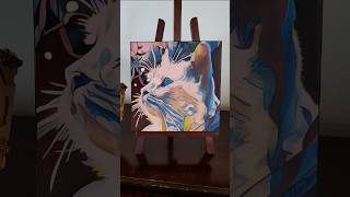 Fauvism Pet Portraits  Wood Stain Art petportrait woodstain petlovers [upl. by Lan]