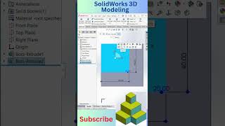 SOLIDWORKS 3D Modeling Tutorial solidworkstutorial solidworks solidworksforengineers cadcam [upl. by Nniroc469]