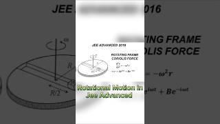 Rotational Motion in IIT iitbombay iitjee jeeadvance [upl. by Barra]