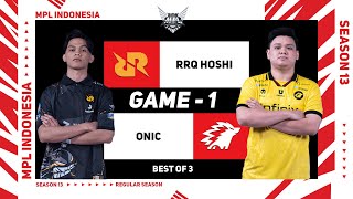 Game  1 RQR HOSHI vs ONIC  MPL ID S13 [upl. by Akira]