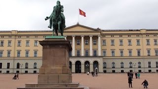 Oslo  Parlament  Stortinget  Pałac królewski  Det Kongelige Slottet  Akershus Festning  Teatr [upl. by Bonine]