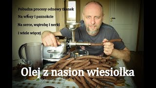 Olej z nasion wiesiołka na regenerację serca wątroby nerek [upl. by Sucirdor]