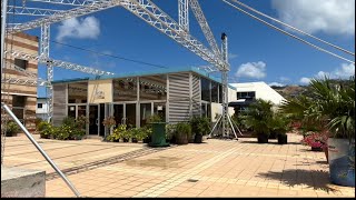 Exploring the Rooftop Kingstown Public Market [upl. by Einahets]