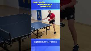 How to do Falkenberg exercise drill tabletennis pingpong sports tutorial technical proplayer [upl. by Peria]