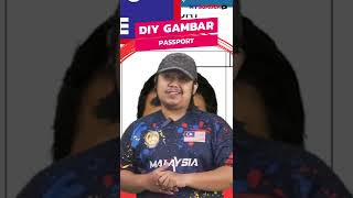 Cara Ambil Gambar Pasport Sendiri Di Rumah Guna Telefon DIY Tips Edit Gambar Pasport Putih  Biru [upl. by Rhoda239]