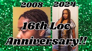 🎉16th Year Loc Anniversary Celebrate my 16 year Dreadlock Anniversary with me [upl. by Brier]