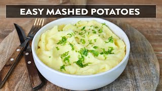 Mashed Potatoes  Easy mashed potatoes recipe [upl. by Ycrem400]