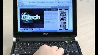 Acer Aspire D150 con Intel Atom N280  TVtech [upl. by Nyvek892]