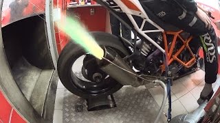 Ktm Superduke 1290 Full Akrapovic Dyno [upl. by Clute400]