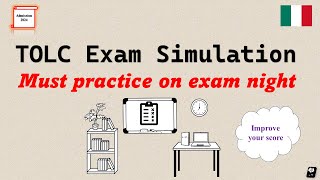 Tolc Exam Preparetion Preparetion Exploring Alpha test TOLC Simulations for Englsih Speaker [upl. by Franza]