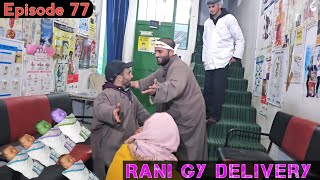 Rani Gy Delivery  Part 77  Kashmiri Drama [upl. by Neelya]