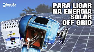 MOTOR Trifásico 15 CV para Testes na Energia Solar OFFGRID [upl. by Melly]