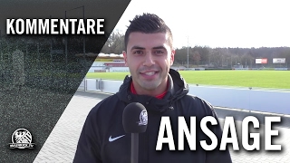 Ansage von Zubayr Amiri SC Hessen Dreieich  MAINKICKTV [upl. by Minsat]