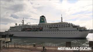 DEUTSCHLAND Departs From Mariehamn 16 June 2024 [upl. by Ferd]