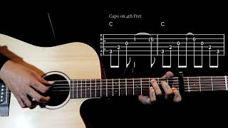 Cradled in Love  Poets Of The Fall  Intro Guitar Lesson With Tabs [upl. by Kina]