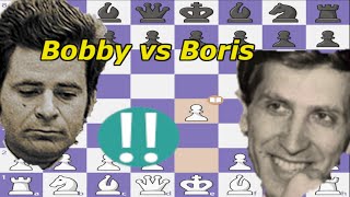 Bobby Fischer vs Boris Spassky Random chess game [upl. by Podvin871]