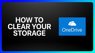 How To Clear Your OneDrive Storage Tutorial [upl. by Slifka932]