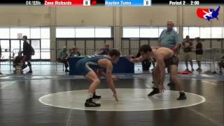 Zane Richards vs Hayden Tuma at 2013 Junior Nationals  FILA  FS [upl. by Berkin]