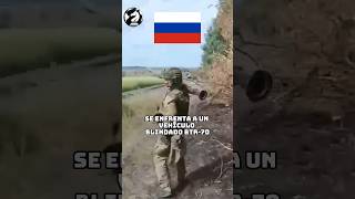 Soldado ruso enfrenta un BTR70 soviético 🗿 [upl. by Ittam]