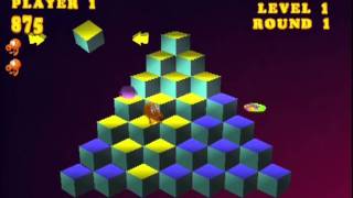 QBERT PLAYSTATION  CLASSIC MODE 2D amp 3D [upl. by Balliett978]