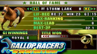 FINALLY Back With Gallop Racer 3🏆 HALL OF FAME Horses Horse Racing Games Day 19 [upl. by Audrie]