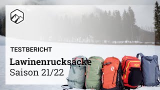 Testbericht Beste Lawinenrucksäcke 2122  Bergzeit [upl. by Enitsenrae]