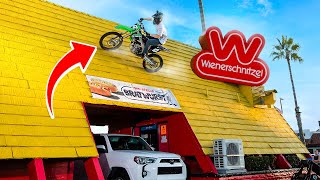 Dirt Bike vs Wienerschnitzel  Buttery Vlogs Ep266 [upl. by Lierbag]