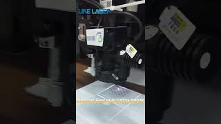 Picosecond laser glass cutting machine  Protection Lens Laser Cutting Machine Quartz glass cutting [upl. by Josee]