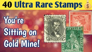 Most Expensive Stamps In The World  You Are Sitting On Gold Mine  40 Ultra Rare Stamps [upl. by Gertrude]