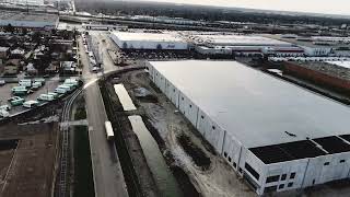 Drone Videography  2100 N 15th Ave Melrose Park Progress Update [upl. by Ronel]