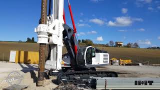 Piling Rig  IMT A215 Bored Pile Method  Test Drive  Machine parameters [upl. by Nilorac386]