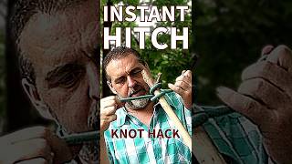 Instant Hitch Tie a Clove Hitch in Seconds short howto knot [upl. by Able]