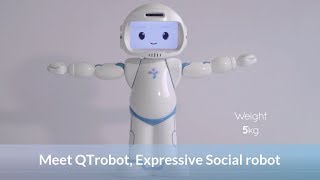 QTrobot  Expressive Humanoid Social Robot  Robust platform for research and development [upl. by Chen]