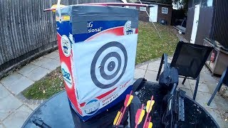 How To Make A Portable Crossbow Target Backstop [upl. by Mitzi]