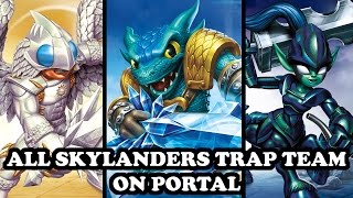 Skylanders Imaginators  All Skylanders Trap Team on Portal [upl. by Witherspoon]