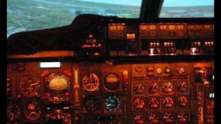 Flying the Concorde Simulator Test of Incidence indicator and AP Heading [upl. by Nashoma811]