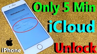 Unlock iCloud Only 5 Min Easy Step how to Unlock Activation Lock iCloud For iPhone 678X Done [upl. by Morette]