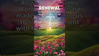 Renewal 📖🙏 [upl. by Clova]