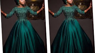 How to make an Evening Gown  Beautiful and Easy DIY [upl. by Htebi566]