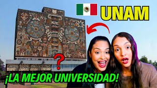 🇻🇪 VENEZOLANAS REACCIONAN a la UNAM por PRIMERA VEZ 🇲🇽 QUEDAMOS IMPRESIONADAS [upl. by Atirma]