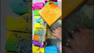 powdery oddlysatisfying asmrgymchalk pleasesubscribe relaxing crunchy dyedchalk [upl. by Hadik227]