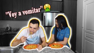 COCINE ALGO ASQUEROSO PARA MI NOVIO 🤢 TIENEN QUE VER SU REACCION LILLIAN GRIEGO [upl. by Llenrap926]