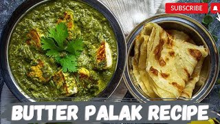 BUTTER PALAK RESTAURANT STYLE RECIPE BY KHANA AB BANE AASAN❤️ [upl. by Skillern322]