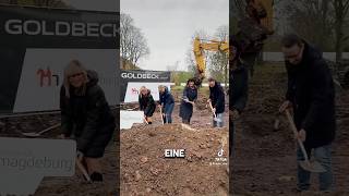 Spatenstich für den Neubau der IGS Willy Brandt in Magdeburg sachsenanhalt magdeburg [upl. by Casteel]