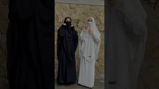 Hijabi vs Niqab muslimah hijab muslimahwear muslimclothing abaya trending islamicclothing [upl. by Oirottiv203]