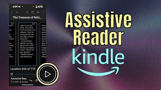 Listen to books read aloud on the Kindle app with quotAssistive Readerquot  Quick Accessibility Tips [upl. by Alleunamme]